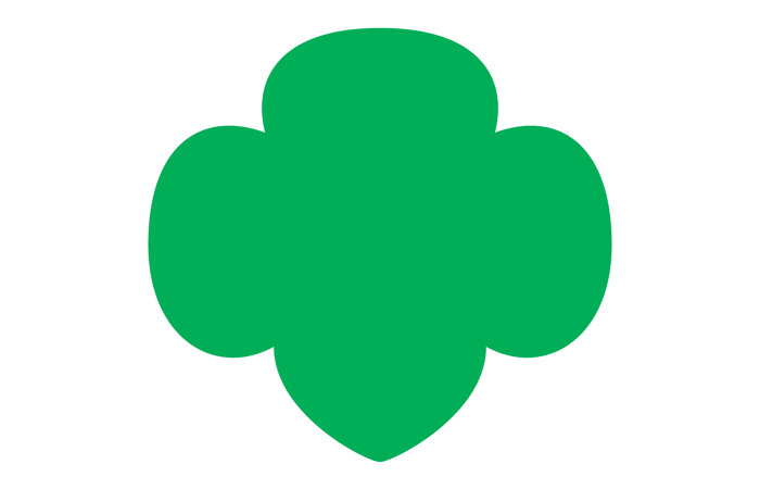 Girl Scout trefoil.